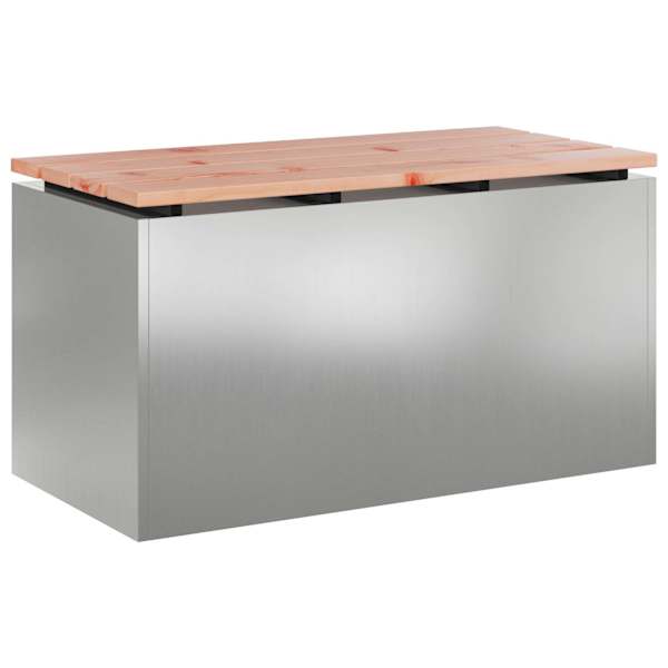 vidaXL Aiapink H&otilde;bedane 80 x 40 x 43 cm Tsingitud teras