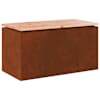 vidaXL Aiapink 2 -Seater 80 x 40 x 43 cm Kulunud teras Rooste