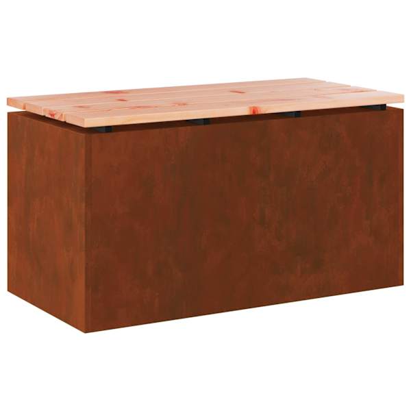 vidaXL Aiapink 2 -Seater 80 x 40 x 43 cm Kulunud teras Rooste