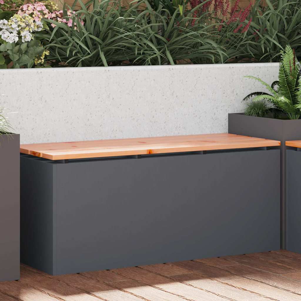 Mobilier de grădină - Bancă de grădină Antracit 100 x 40 x 43 cm Oțel