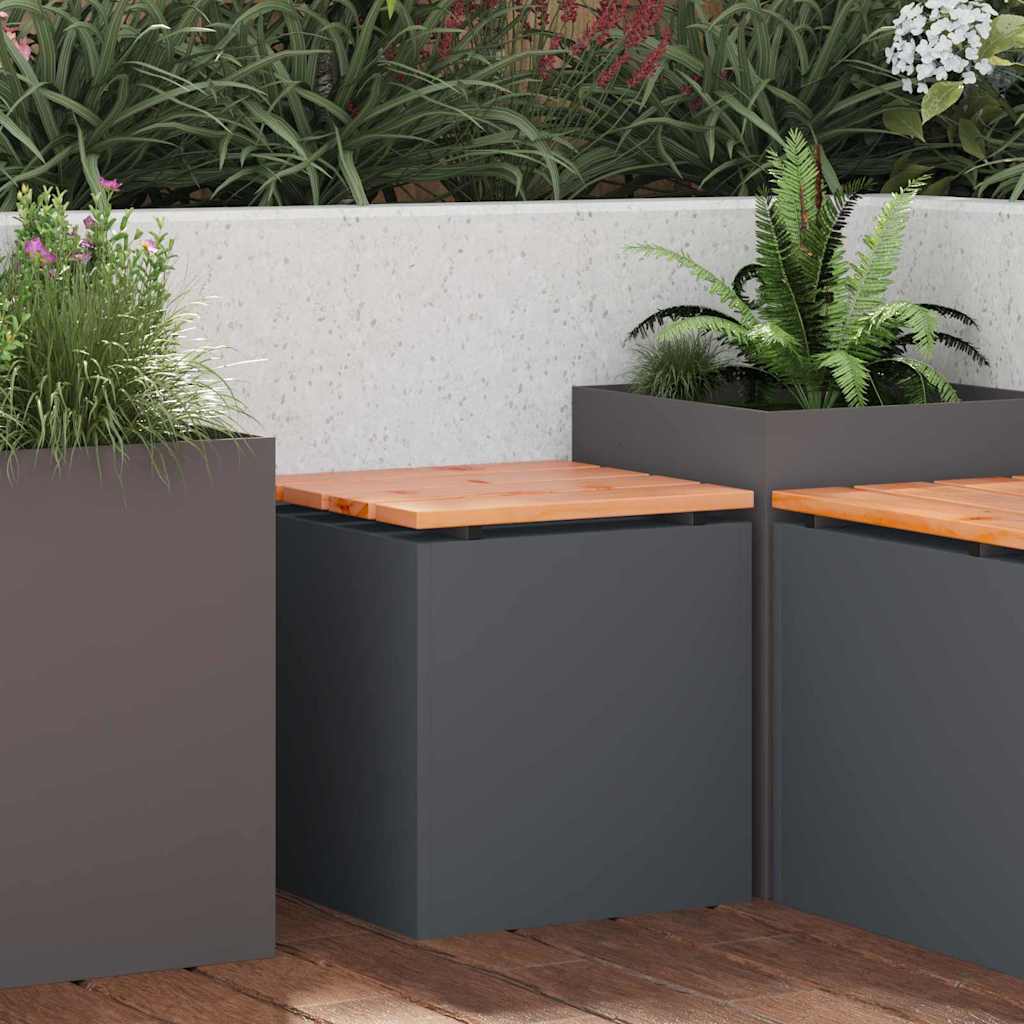 Mobilier de grădină - Bancă de grădină Antracit 40 x 40 x 43 cm Oțel
