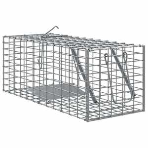 Zamka za živali Antracit 31 x 13 x 12cm Jeklo