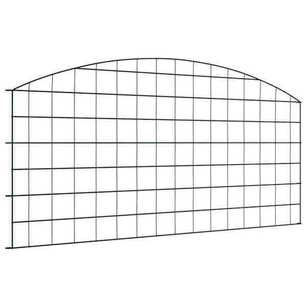 vidaXL Tiikide aiapink 5 tk 100 x 50 cm Teras Roheline