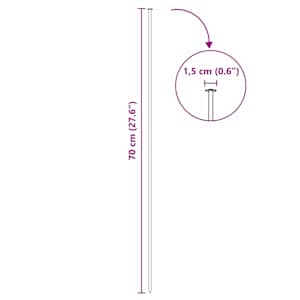 Sada plotu na rybník 5 pcs Zelená 100 x 50 cm Ocel - obrázek 8