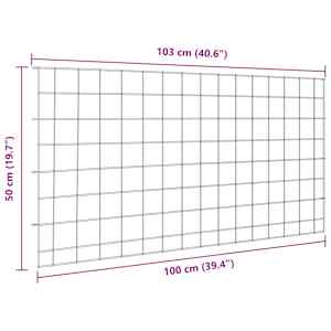 Sada plotu na rybník 5 pcs Zelená 100 x 50 cm Ocel - obrázek 7