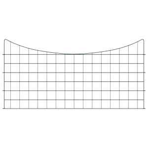 Sada plotu na rybník 5 pcs Zelená 100 x 50 cm Ocel - obrázek 2