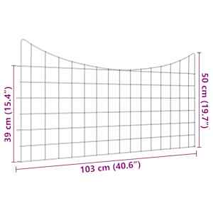 Sada plotu na rybník 5 pcs Zelená 100 x 50 cm Ocel - obrázek 7