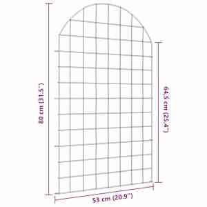 Sada plotu na rybník 8 pcs Zelená 50 x 80 cm Ocel - obrázek 7