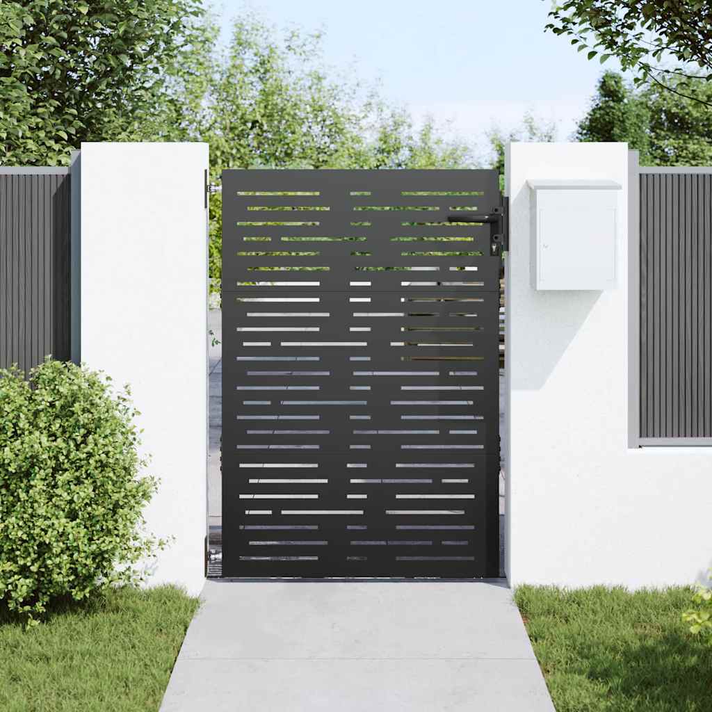 vidaXL Tuinpoort, Tuinpoort 85x100 cm Corten Staal Vierkant Ontwerp