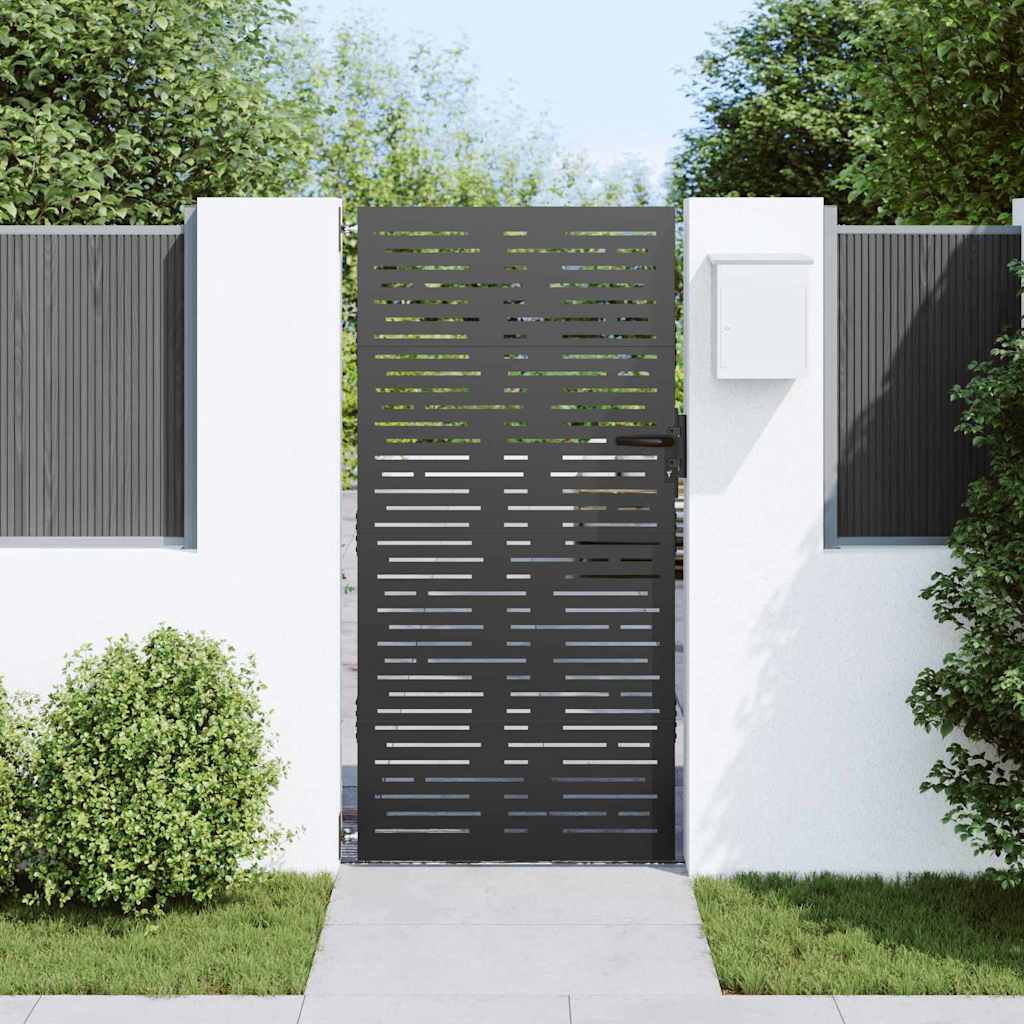 vidaXL Tuinpoort, Tuinpoort 85x100 cm Corten Staal Vierkant Ontwerp