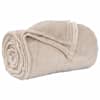 vidaXL Pleed Beež 130 x 150 cm 0.5 kg Fliis