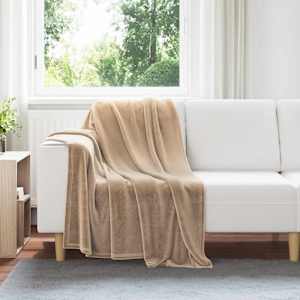 Plažová deka Velbloudí 130 x 150 cm Fleece - obrázek 1