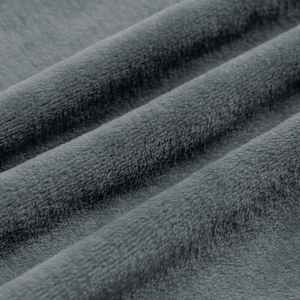 Plažová deka Tmavě šedá 130 x 150 cm Fleece - obrázek 7