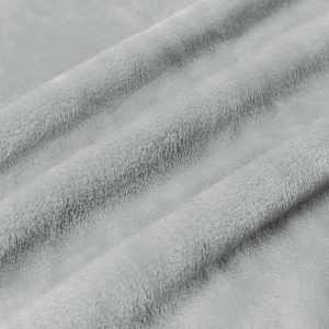 Plažová deka Šedá 130 x 150 cm Fleece - obrázek 7