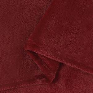 Plažová deka Bordeaux červená 150 x 200 cm Fleece - obrázek 6