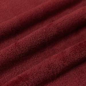 Plažová deka Bordeaux červená 150 x 200 cm Fleece - obrázek 7