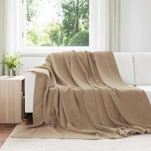 Dekorační deky 6 pcs Velbloudí 220 x 240 cm Fleece - obrázek 1
