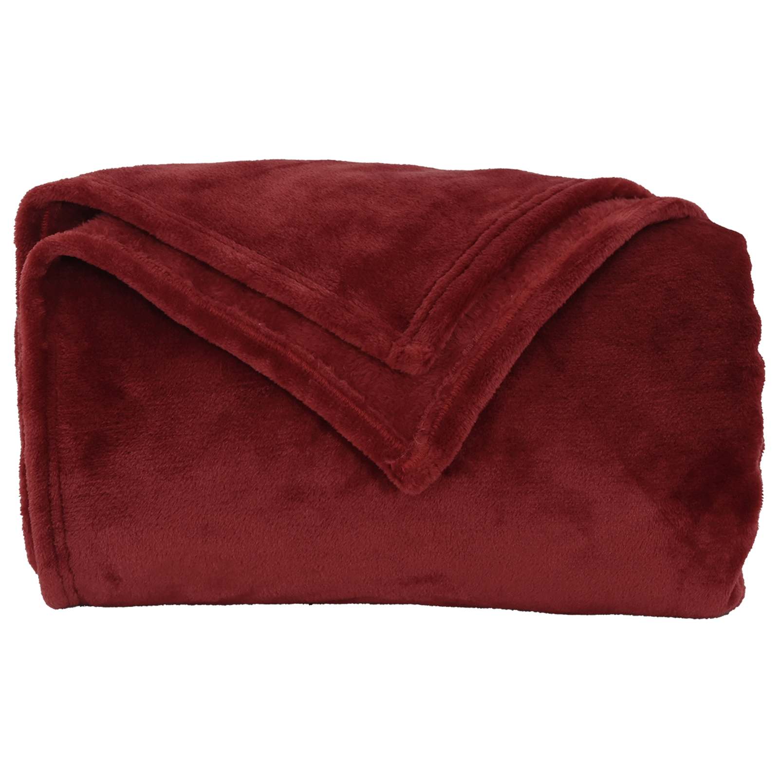 Pături de aruncat 6 pcs Roșu Bordeaux 130 x 150 cm Molton [1]