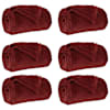 vidaXL Viskab tekid 6 tk Bordeaux punane 150 x 200 cm 4.68 kg Fliis