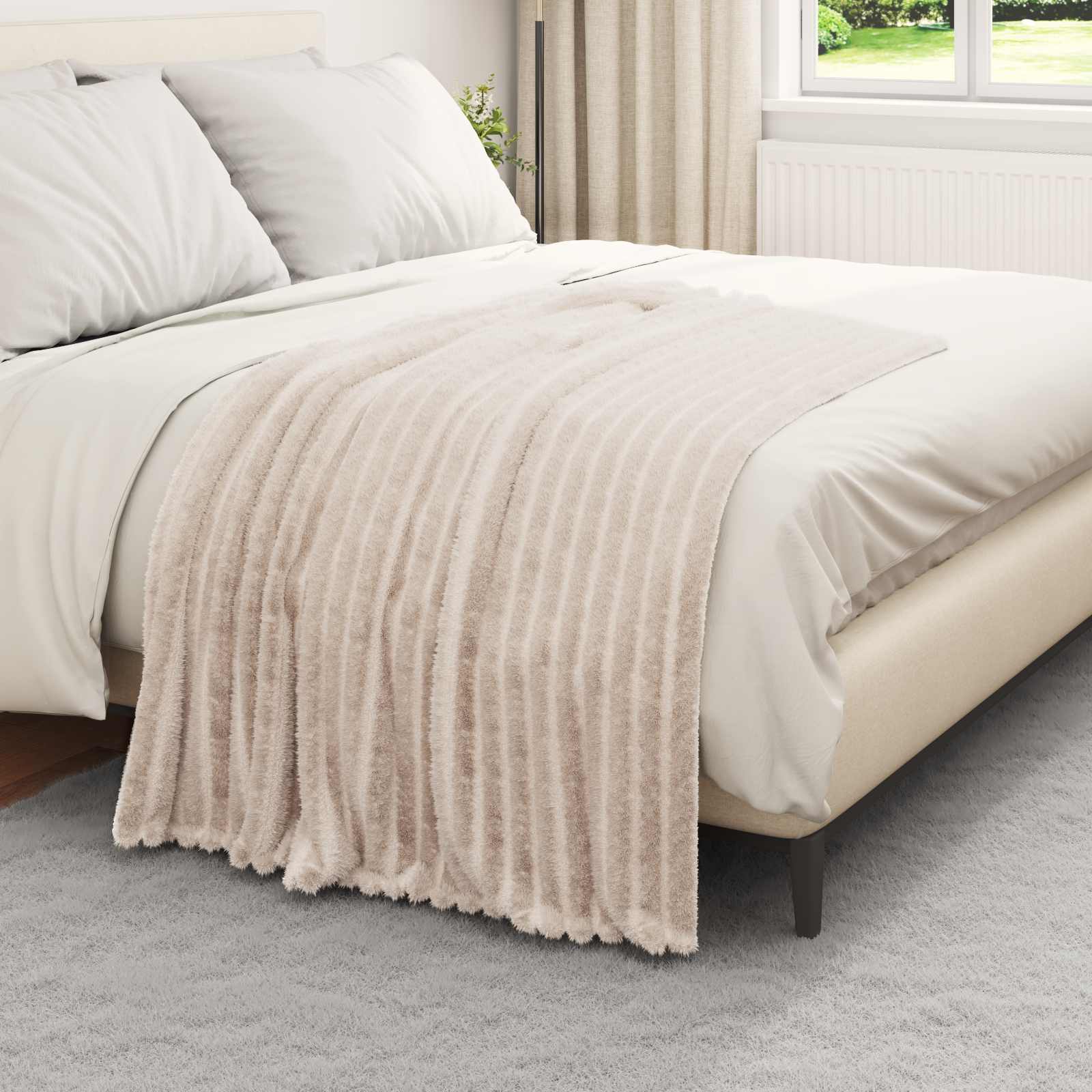 Gooi Deken Beige 150 x 130 cm Fleece image 1