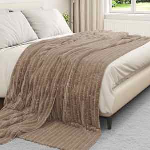 Plažová deka Velbloudí 240 x 220 cm Fleece - obrázek 3