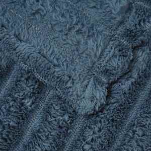 Plažová deka Námořnická modrá 150 x 130 cm Fleece - obrázek 5
