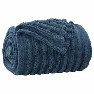 vidaXL Pleed Tumesinine 200 x 150 cm 0.8 kg Fliis