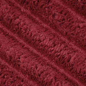 Plažová deka Bordeaux červená 270 x 240 cm Fleece - obrázek 7