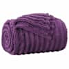 vidaXL Pleed Lilla 150 x 130 cm 0.51 kg Fliis