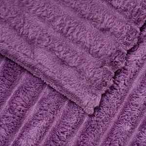 Plažová deka Fialová 240 x 220 cm Fleece - obrázek 5