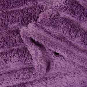 Plažová deka Fialová 240 x 220 cm Fleece - obrázek 6
