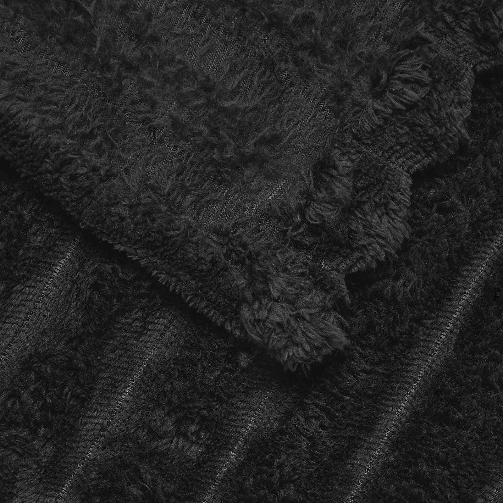 Kleden 6 stuks Zwart 150 x 130 cm Fleece image 5