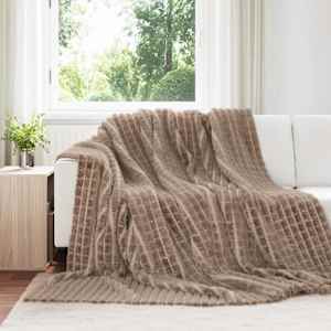 Plažová deka Velbloudí 240 x 220 cm Fleece - obrázek 1
