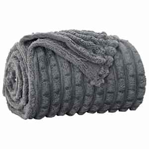 vidaXL Pleedi pleed Tumehall 150 x 130 cm 0.51 kg Fliis