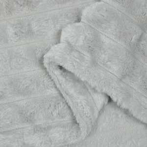 Plažová deka Šedá 200 x 150 cm Fleece - obrázek 6