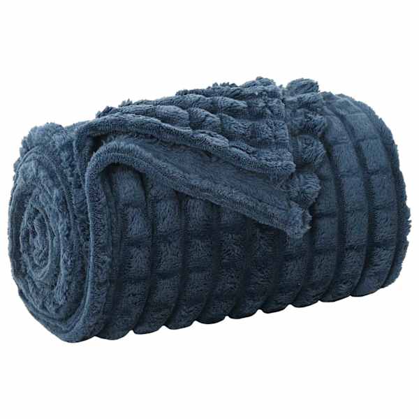 vidaXL Pleedi pleed Tumesinine 200 x 150 cm 0.75 kg Fliis