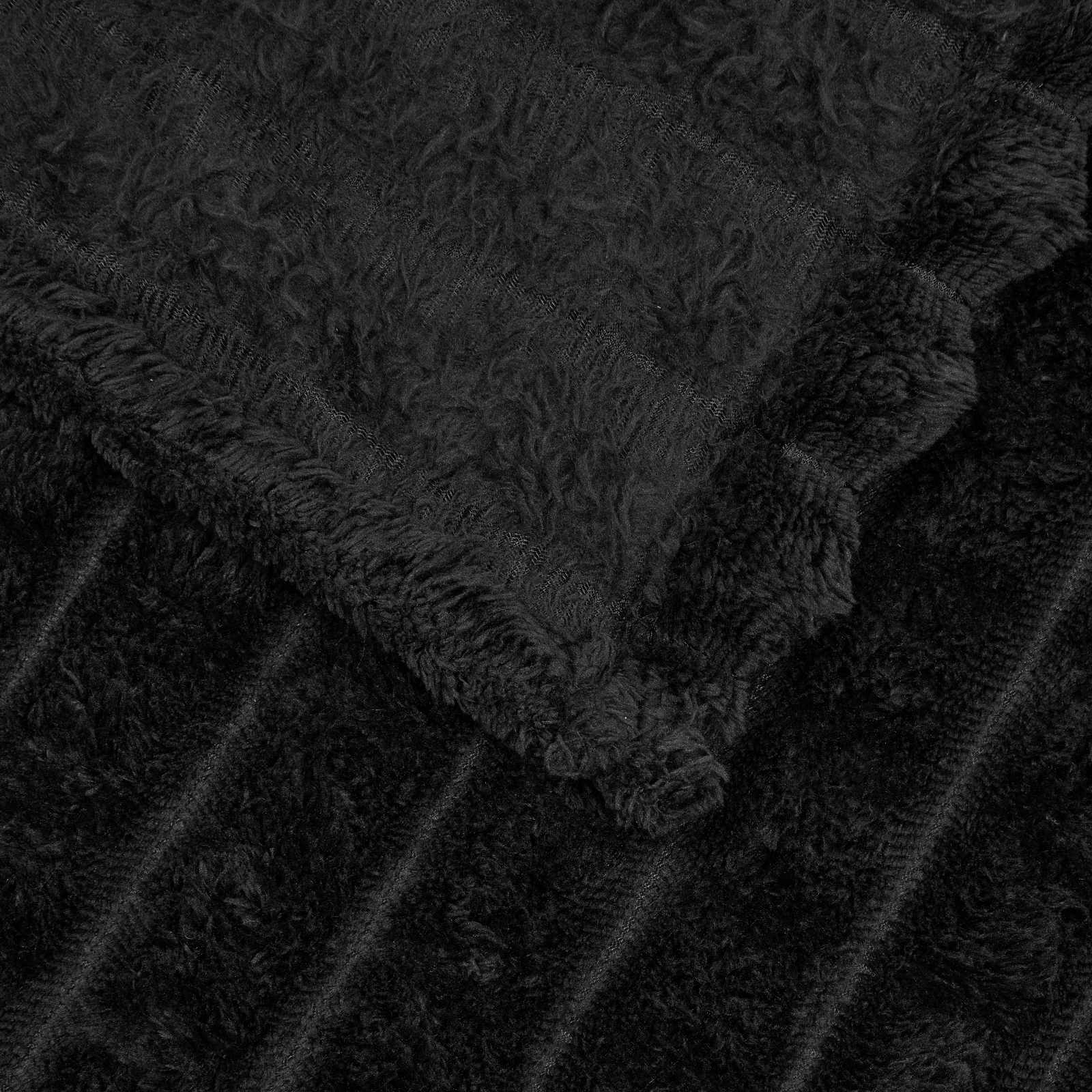 Gooi Deken Zwart 150 x 130 cm Fleece image 5