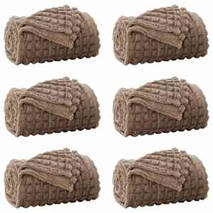 Dekorační deky 6 pcs Velbloudí 240 x 220 cm Fleece - obrázek 2