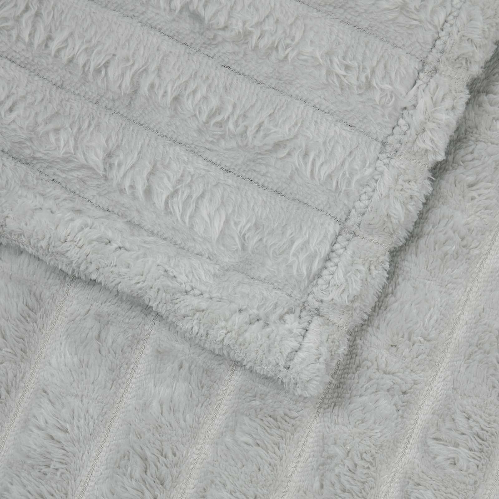 Pături de aruncat 6 pcs Gri 270 x 240 cm Molton [4]