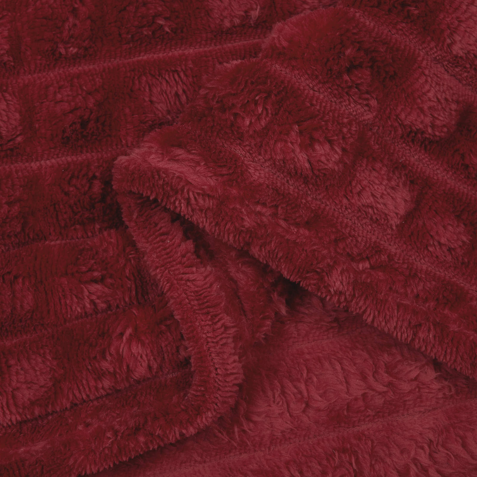 Kleden 6 stuks Bordeaux Rood 150 x 130 cm Fleece image 7