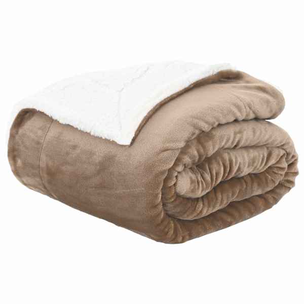 vidaXL Pleed Kamel 150 x 200 cm 1.64 kg Fliis