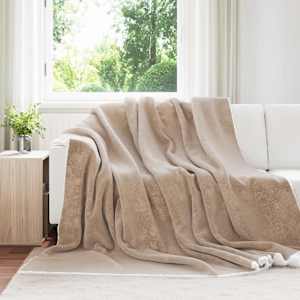 Plažová deka Velbloudí 240 x 270 cm Fleece - obrázek 1