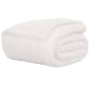 vidaXL Pleed Valge 130 x 150 cm 1 kg Fliis