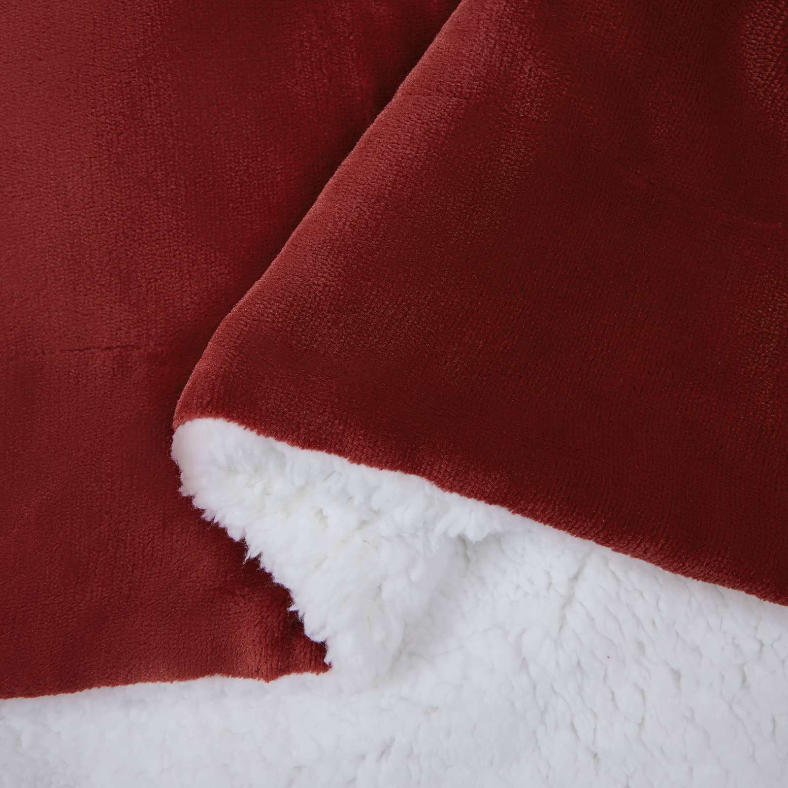 Gooi Deken Bordeaux Rood 130 x 150 cm Fleece image 4