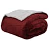 vidaXL Pleed Bordeaux punane 150 x 200 cm 1.64 kg Fliis
