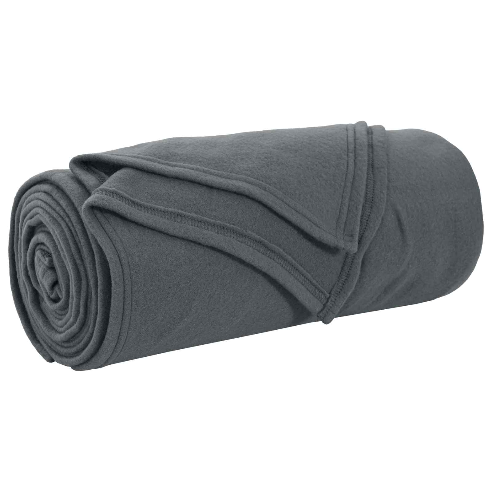 vidaXL Přehoz Tmavě šedá 240 x 220 cm 0.76 kg Fleece