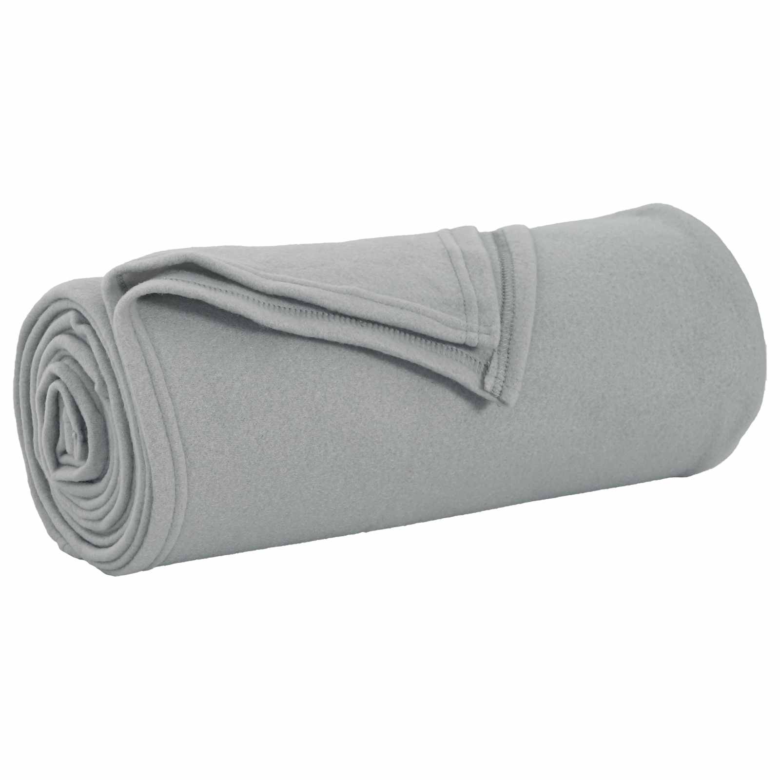 vidaXL Přehoz Šedá 240 x 220 cm 0.76 kg Fleece
