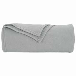 Plažová deka Šedá 240 x 220 cm Fleece - obrázek 4