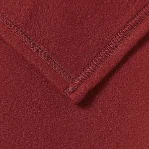 Plažová deka Bordeaux červená 240 x 220 cm Fleece - obrázek 5