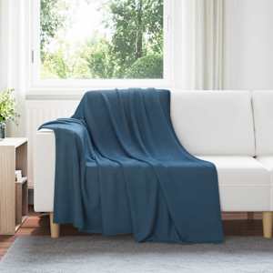 Dekorační deky 6 ks Námořnická modrá 200 x 150 cm 2.52 Fleece - obrázek 1